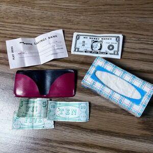 VTG Scotties Play Money Bank Set 1953 Mid Century Advertising Toy USA Ephemera